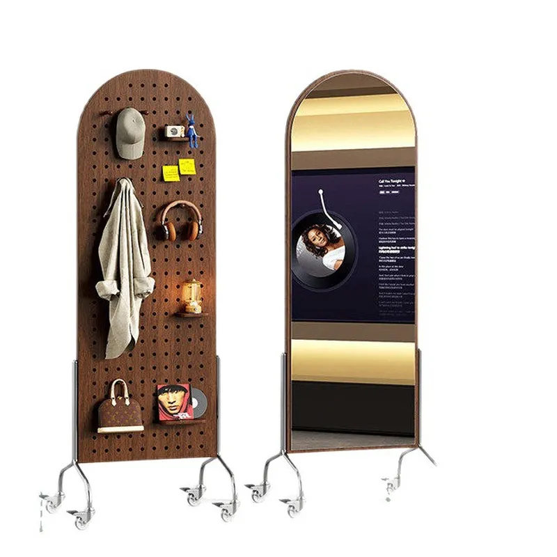 Coat Rack Standing - Full Length Floor Mirror with Coat