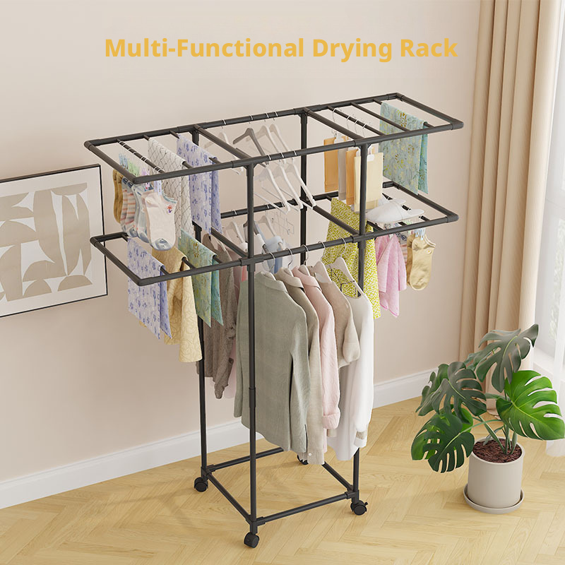 Coat Rack Standing - Clothes Drying Rack Coat Rack with