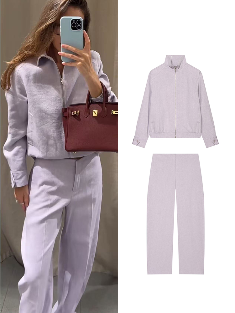 Coat Rack Standing - TFMLN Women's Street Jacket Pants Sets