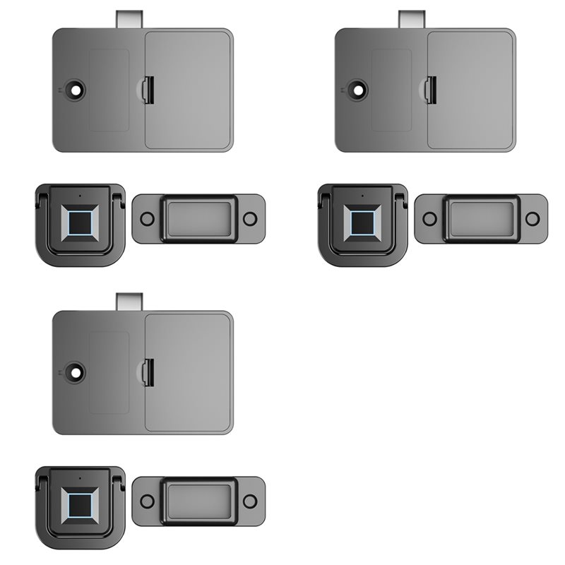 Office Furniture Cabinets - AA84 3X Smart Drawer Fingerprint Lock