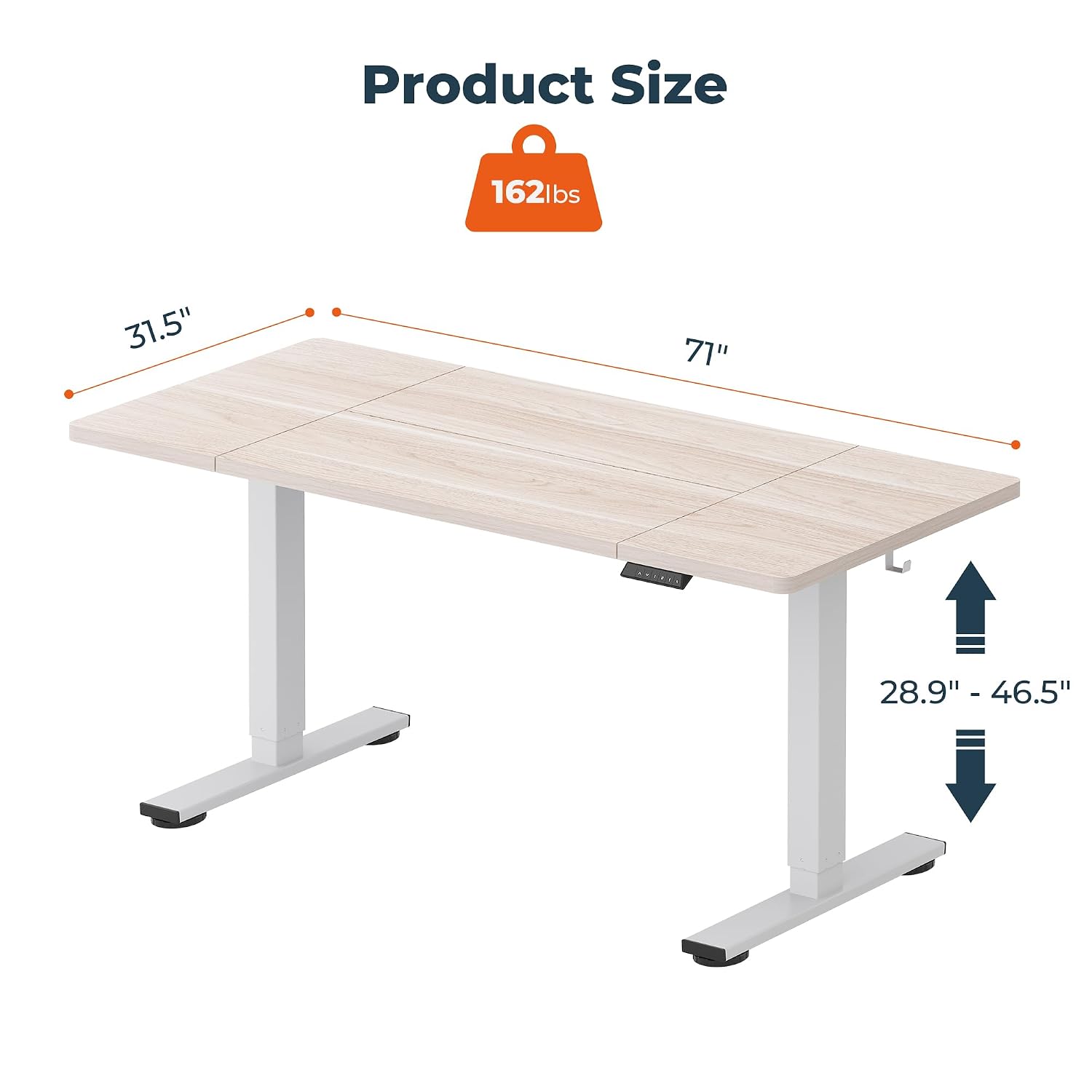 White Electric Adjustable Stan - Office Furniture Custom review and price