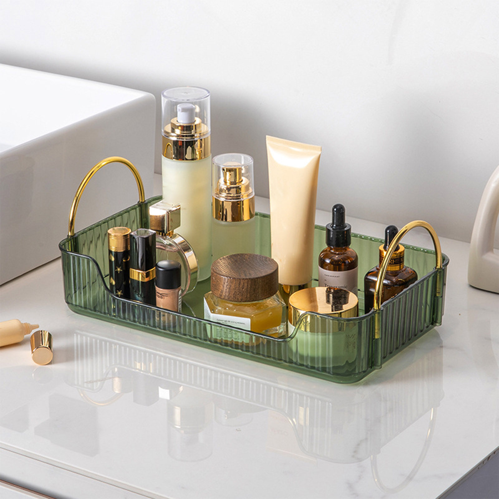 Bathroom Organizer Rack Light  - Drawer Organizer Tray review and price