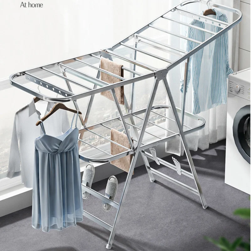 Folding Coat Hanger Balcony Cl - Coat Rack Standing review and price