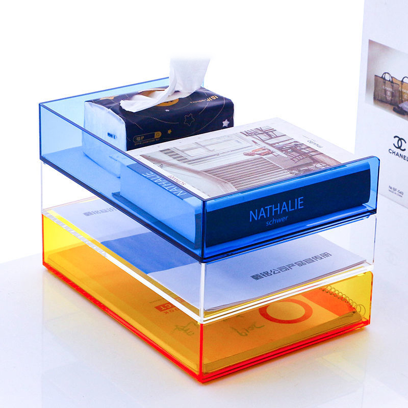 Acrylic File Paper Organizer L - Desktop Filing Tray review and price
