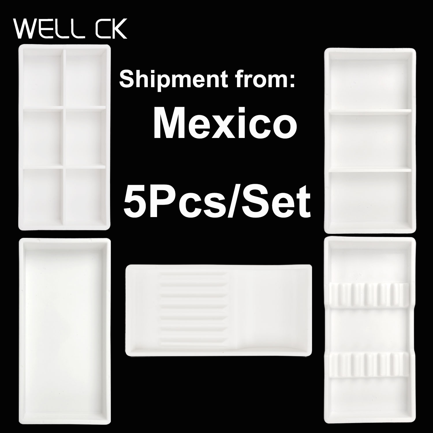 5Pcs/Set Autoclavable Trays Pl - Drawer Organizer Tray review and price