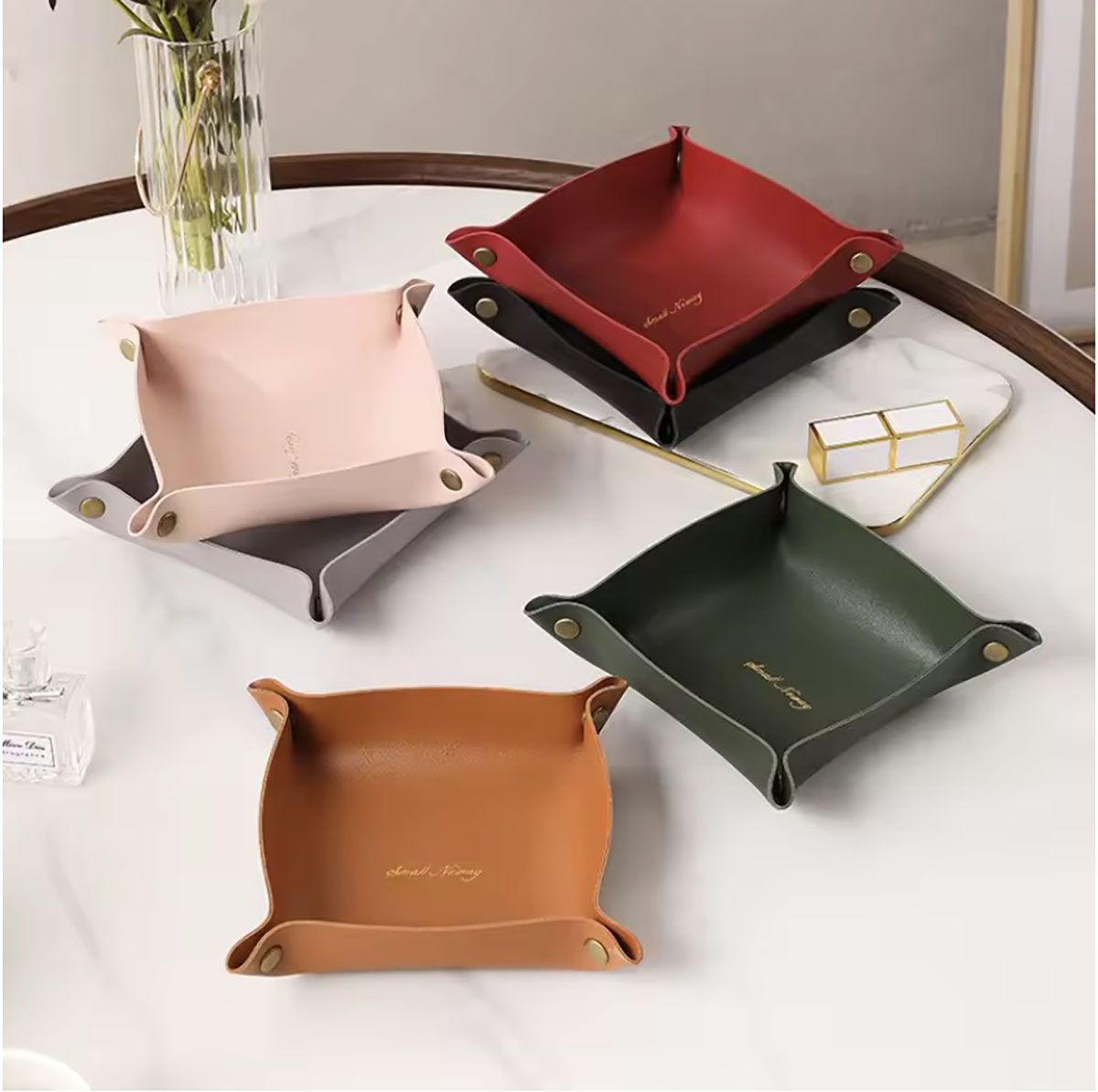 Nordic Style Leather Storage T - Drawer Organizer Tray review and price