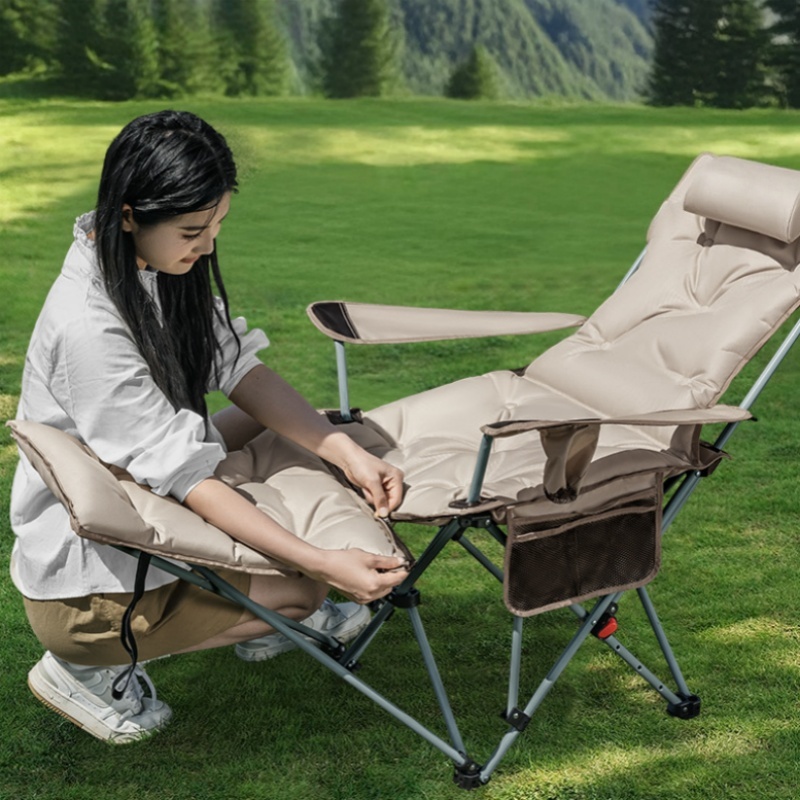 Folding Camping Chair Recliner - Visitor Chair Padded review and price