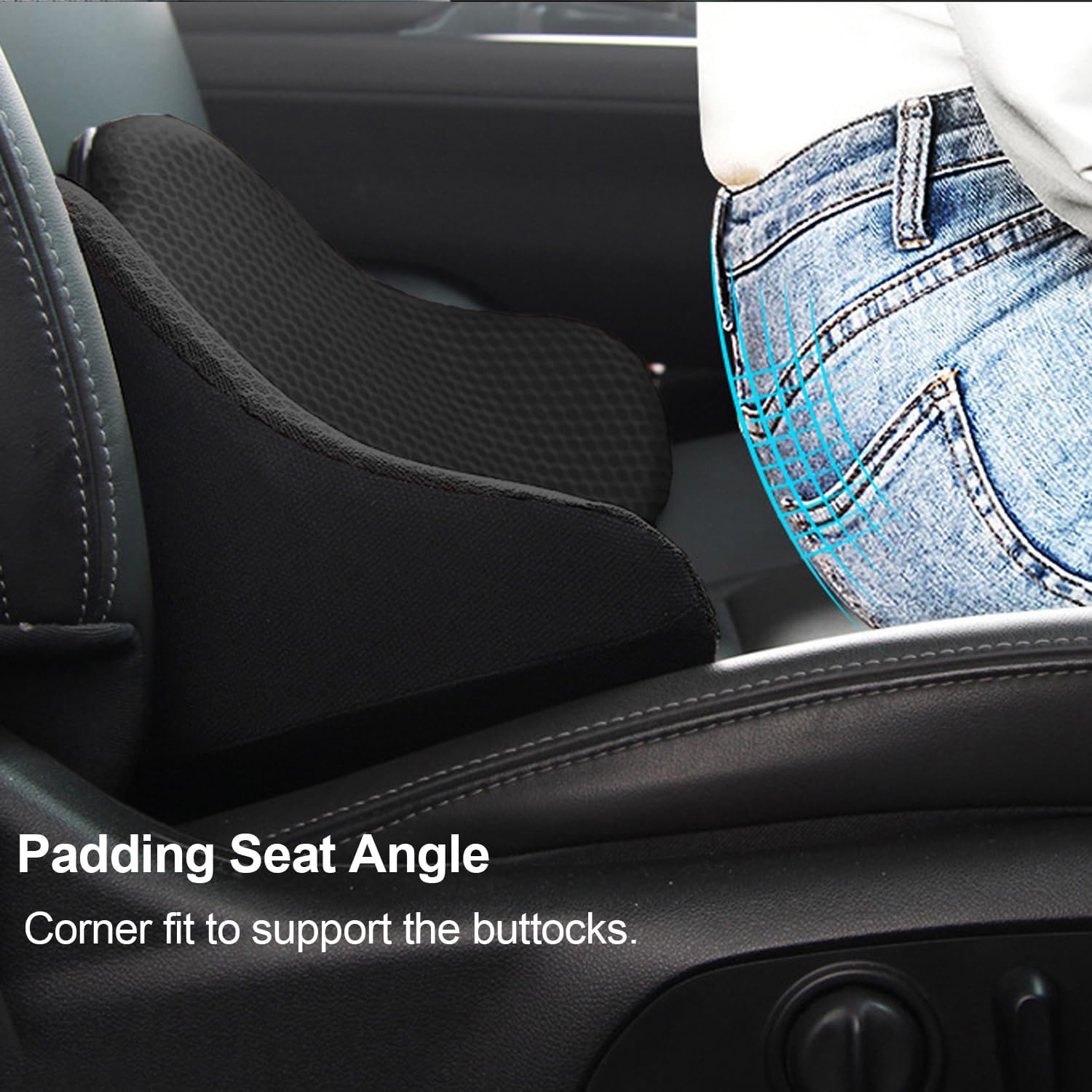 1pcs Memory Foam Travel Car Ba - Visitor Chair Padded review and price