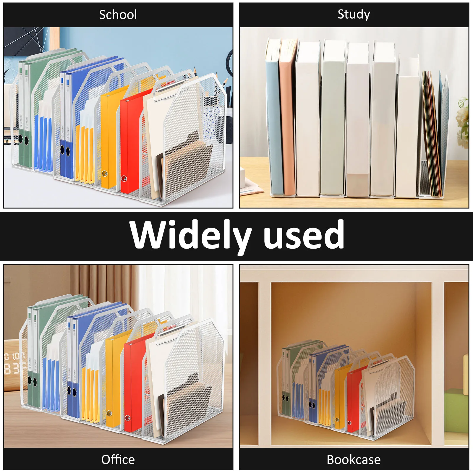 Metal File Rack 5/7 Section Of - Desktop Filing Tray review and price