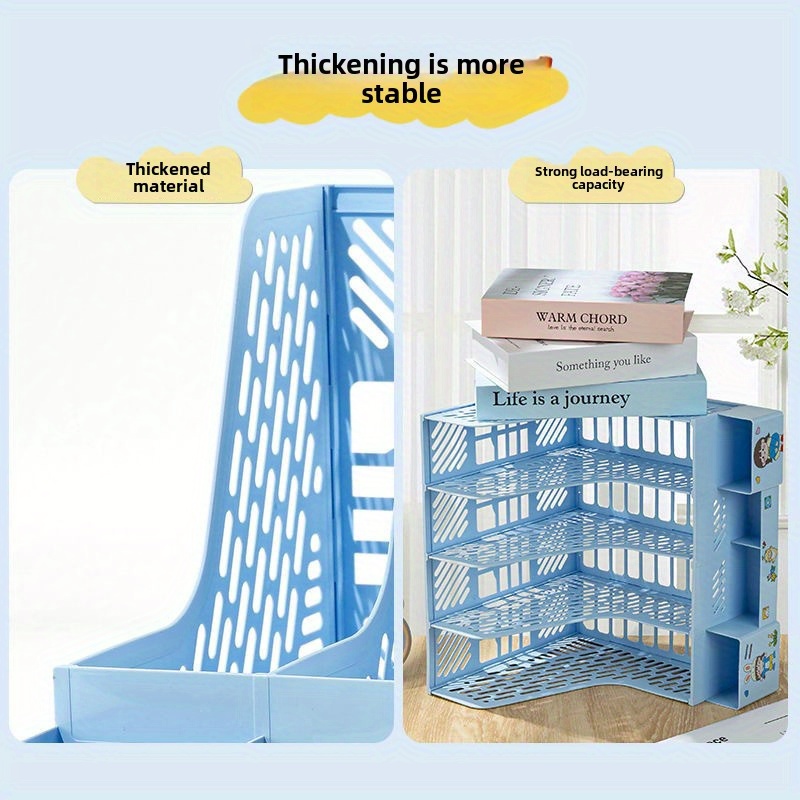 Thickened 1pc Bookshelf | Deta - Desktop Filing Tray review and price