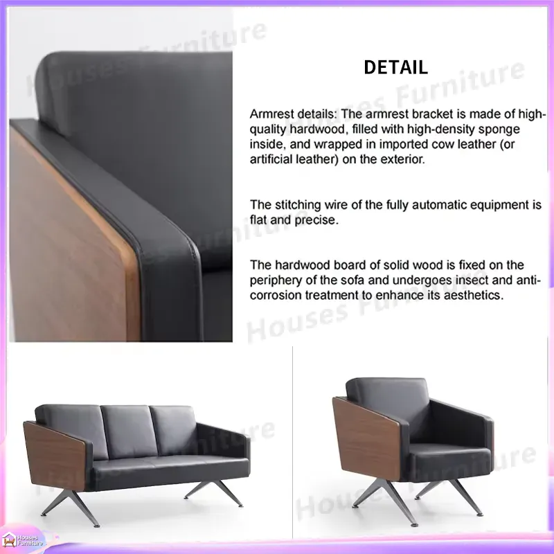 Modern 3 Seater Office Sofa Le - Office Furniture Custom review and price