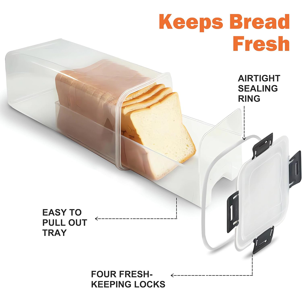Bread Storage Container with A - Drawer Organizer Tray review and price