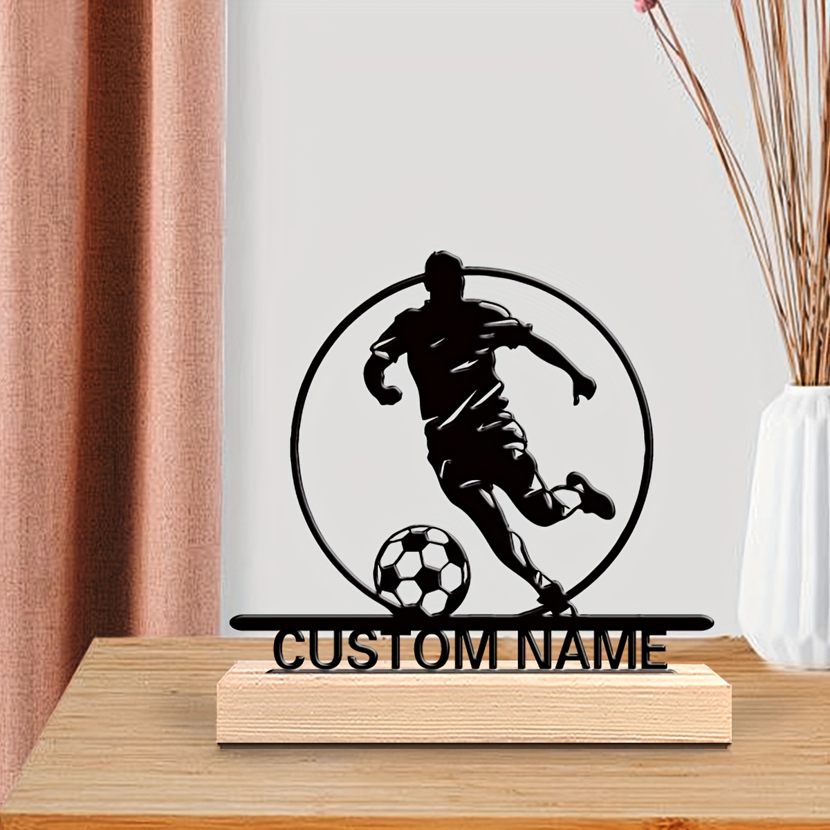 Custom Soccer Player Metal Sta - Office Furniture Custom review and price