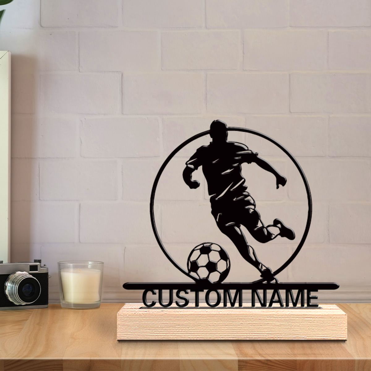 Custom Soccer Player Metal Sta - Office Furniture Custom review and price