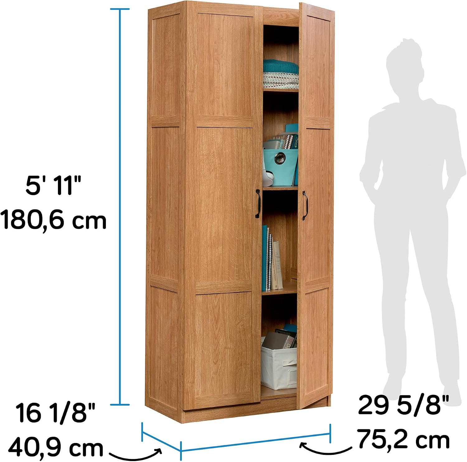 Tall Storage Cabinet, Freestan - Office Furniture Cabinets review and price