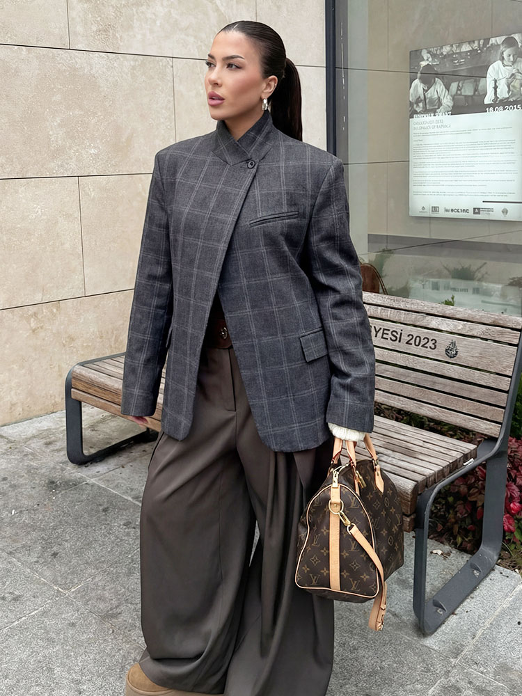 HH 2026 Spring Plaid Blazer Ja - Coat Rack Standing review and price