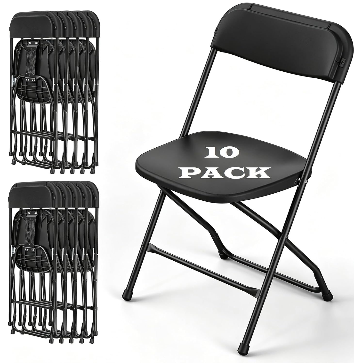 Black Folding Chair Metal Fram - Office Furniture Custom review and price