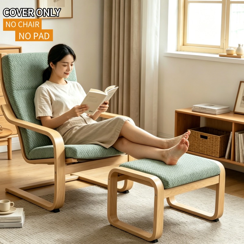 1Pc Nordic T-Jacquard Poang Ch - Visitor Chair Padded review and price