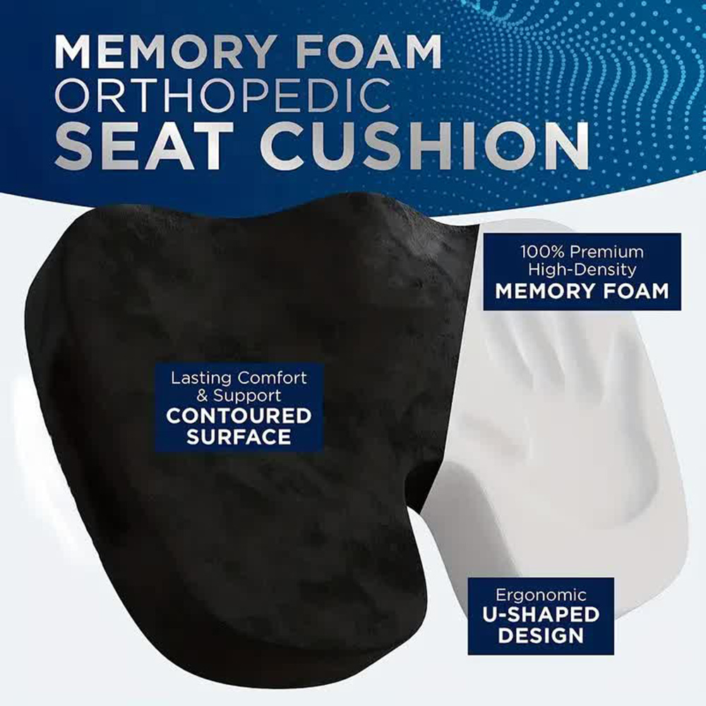 Travel Seat Cushion Memory Foa - Visitor Chair Padded review and price