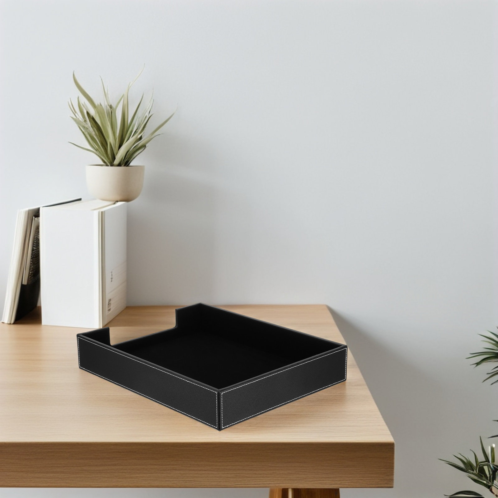 Desktop Black PU Letter Tray S - Desktop Filing Tray review and price