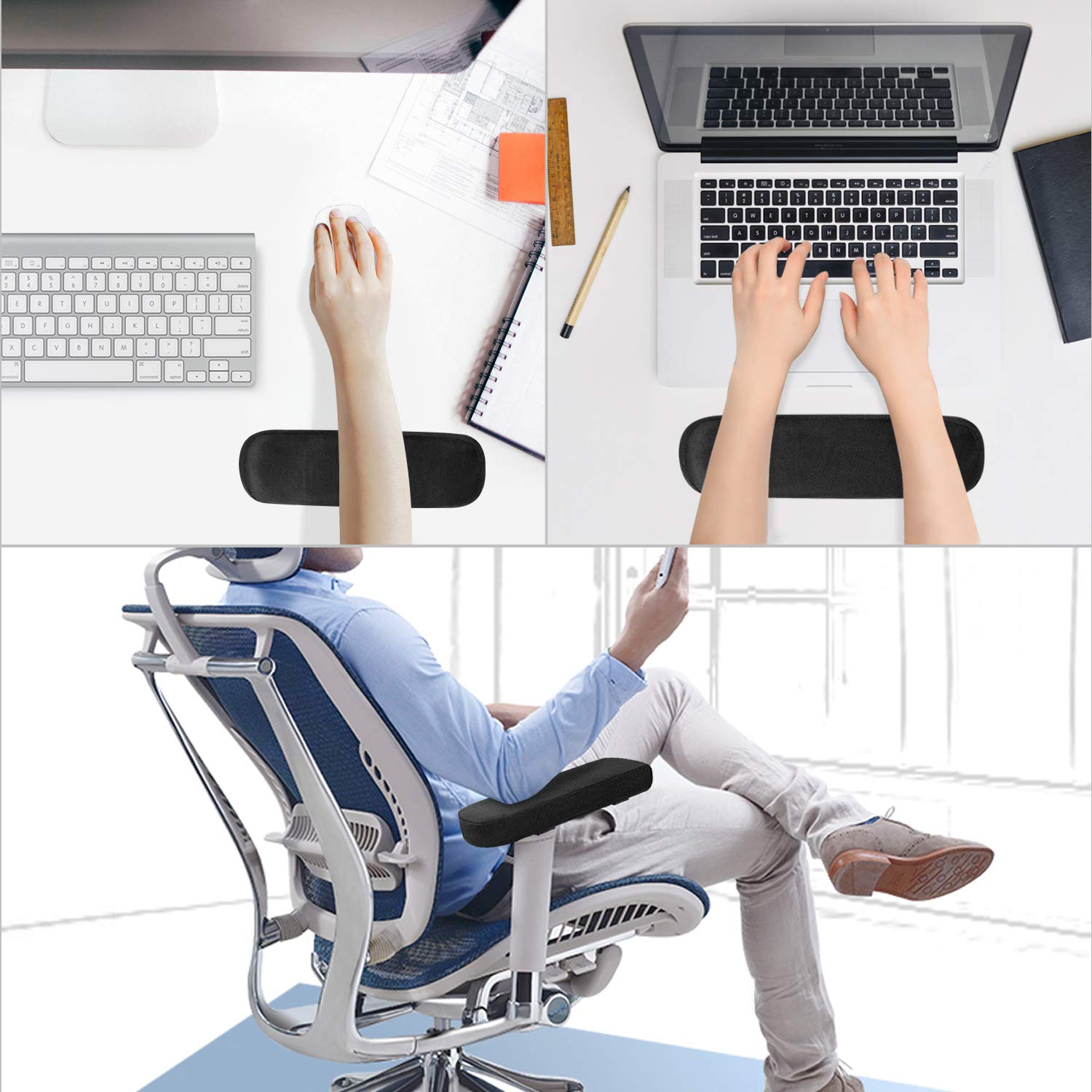 2/4/8PCS Chair Armrest Pads Me - Visitor Chair Padded review and price